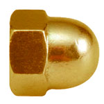Acorn Nuts Brass